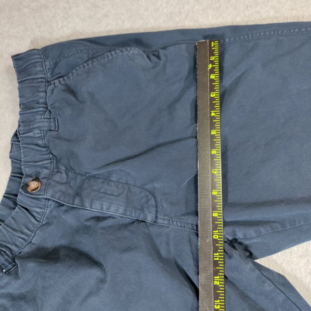 Bearbottom Jogger Pants Mens L Navy Blue Cotton Stretch Elastic Waist Cuffed Hem - Picture 7 of 8